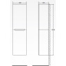 Шкаф подвесной BELBAGNO ETNA-1500-2A-SC-RC-P-R