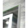 Зеркало BELBAGNO SPC-KRAFT-600-800-LED-TCH-WARM в алюминиевой раме со встроенным светильником, сенсорным выключателем и подогревом, 600x32x800